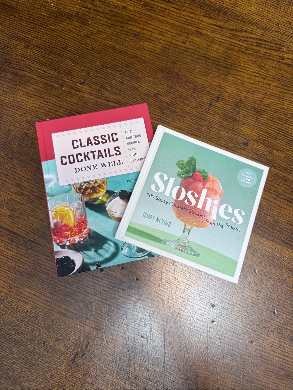 Set of Books | Classic Cocktails Done Well & Sloshies: 100 Boozy Cocktails | NEW